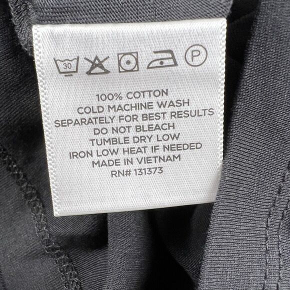 NWOT Saturdays NYC Black Mosaic Block Short Sleeve Crew Neck Shirt Men’s Size XS - Picture 12 of 16